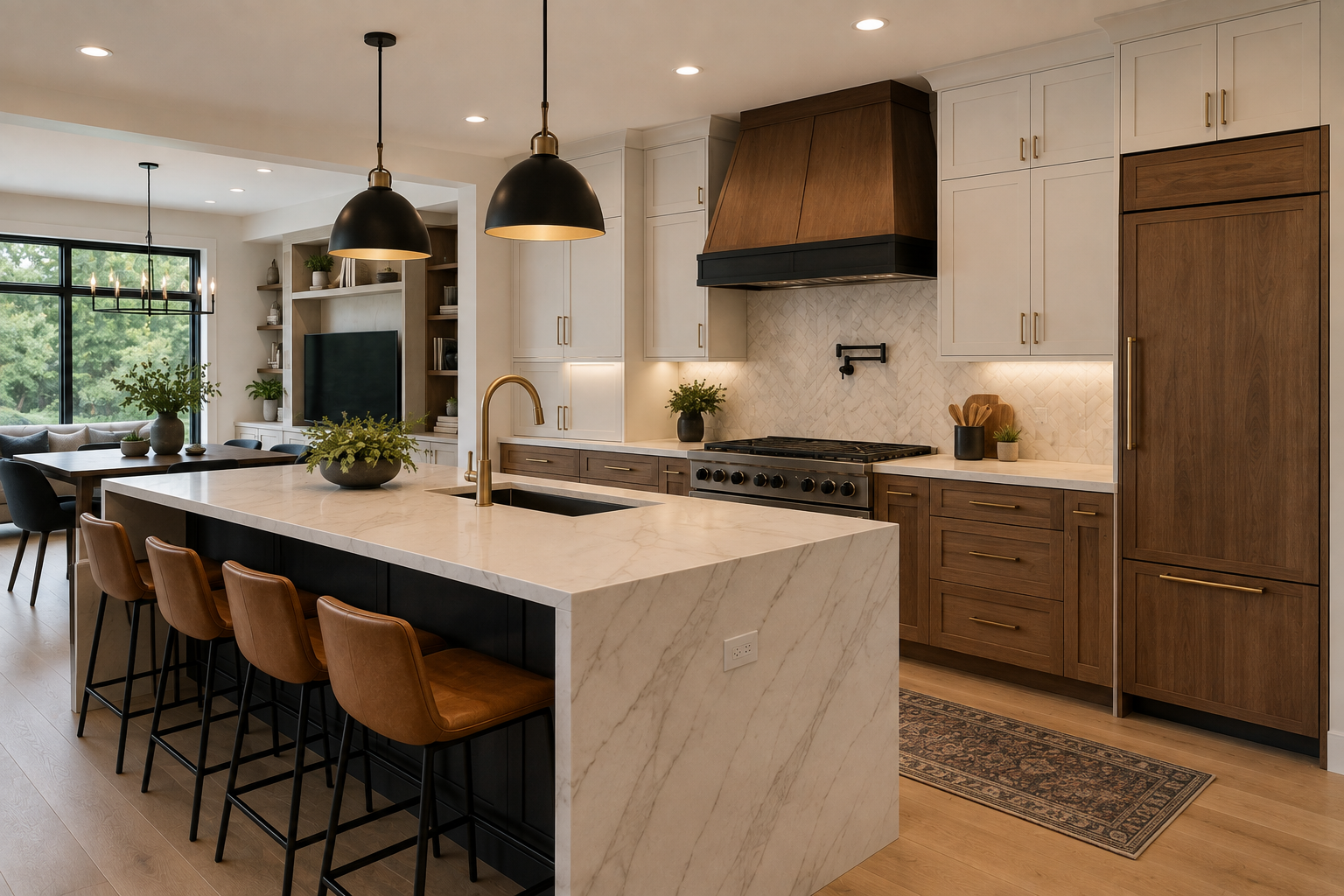 Modern kitchen design ideas for a Bellevue home